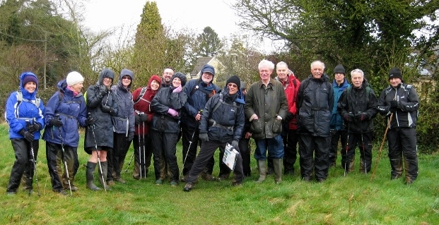 Looking fairly windswept as we return to Sherston